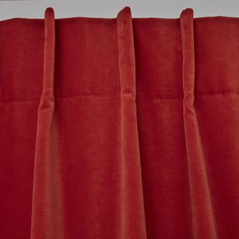 Confectiemogelijkheden - Enkele plooi gordijnen