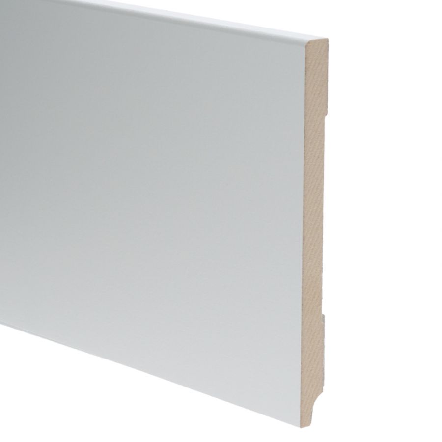 MDF sfeerplint Modern 120x9mm Voorgelakt RAL9010