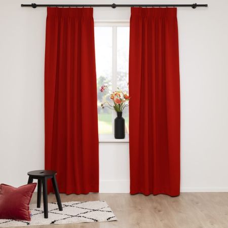 Overgordijn Solution Rood 91