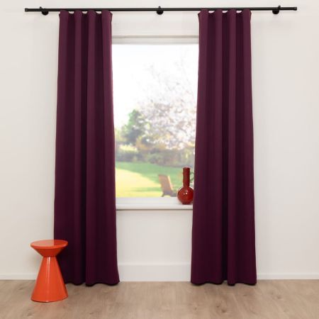 Overgordijn Solution Aubergine 89