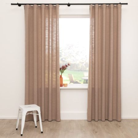 Overgordijn Ramie Hazelnoot 26