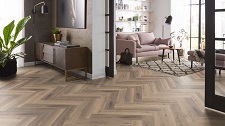 Laminaat aanbieding Visgraat Eiken Licht Bruin E3766