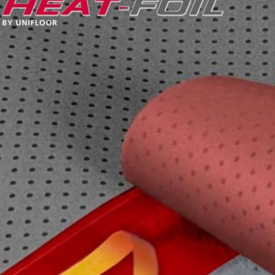 Ondervloer heatfoil voor vloerverwarming