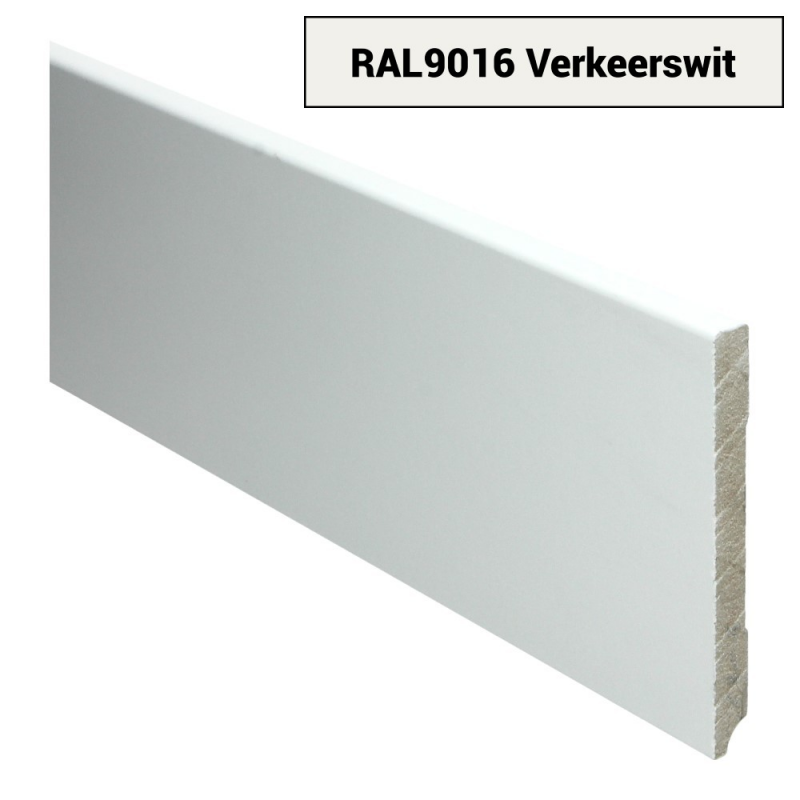 mdf plint wit RAL 9016